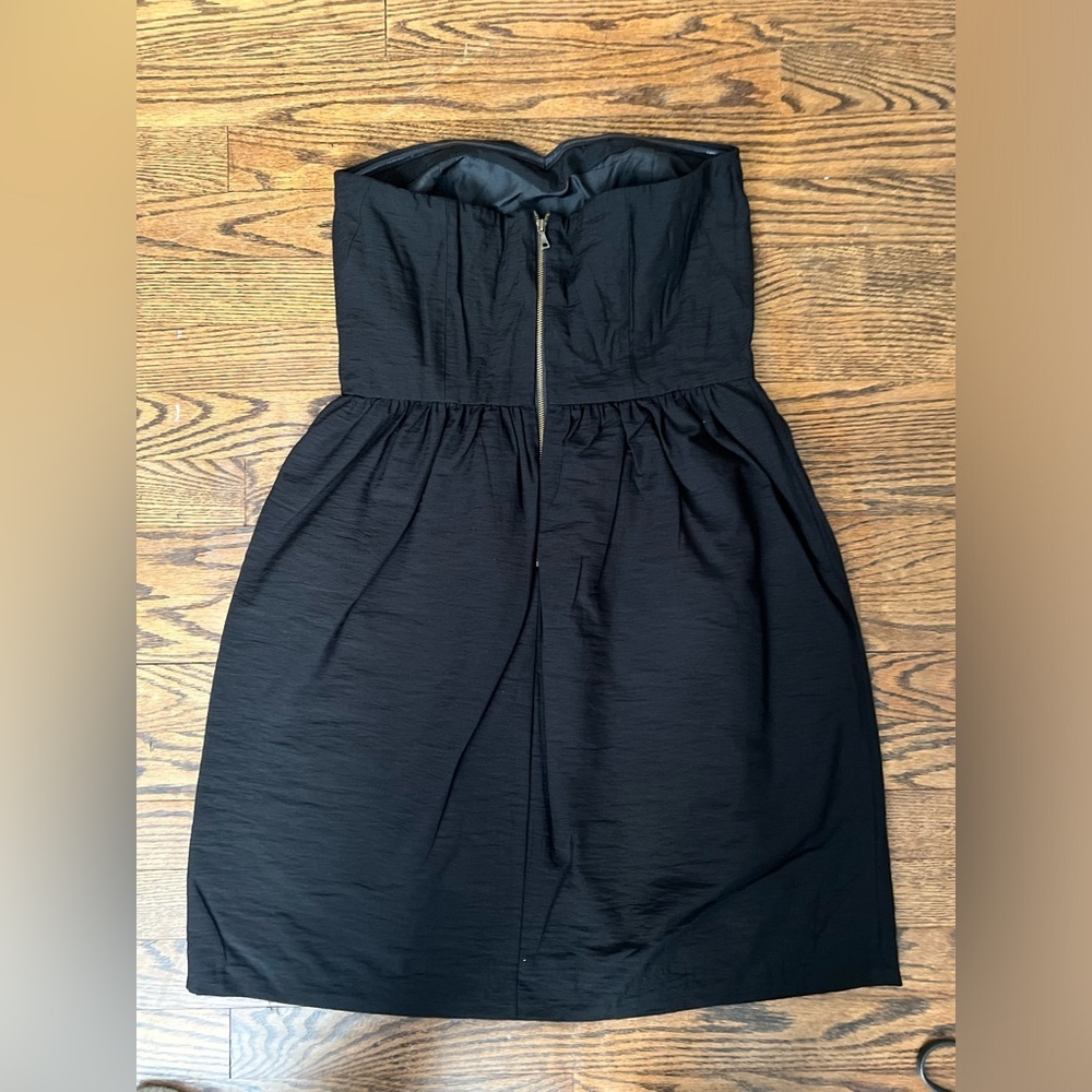 LOFT Classic Black Strapless Dress - Picture 2 of 4